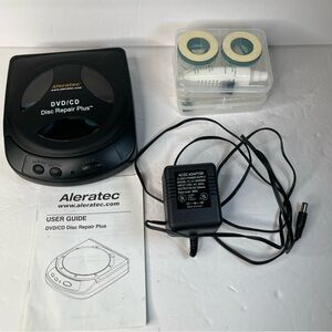 Aleratec Motorized Disc Repair System - CD/DVD Cleaner & Scratch Remover Unit